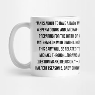 the office funny quote Mug